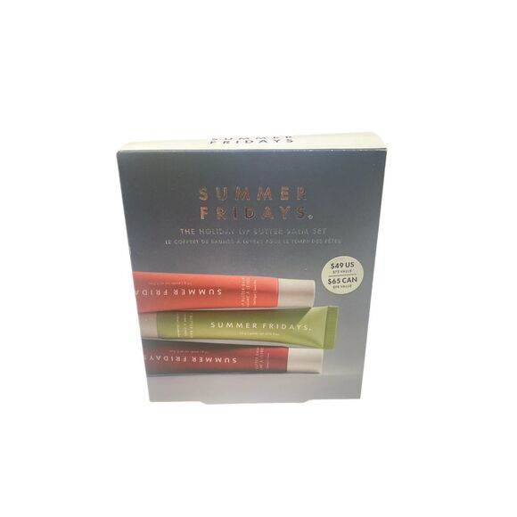 Summer Fridays The Holiday Lip Butter Balm Set Full Size NIB - Picture 1 of 1
